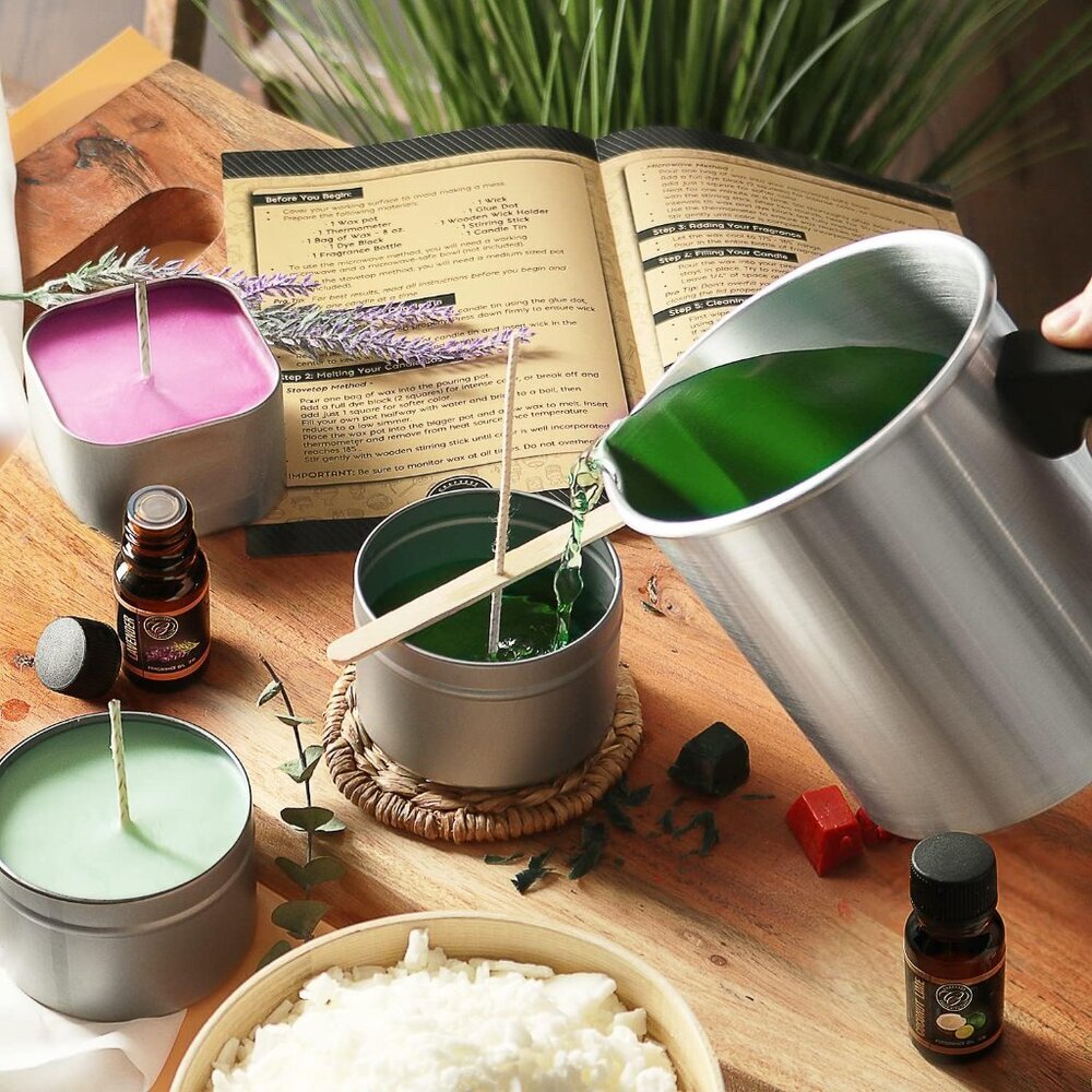 CraftZee Candle Making Kit for Adults, Beginners - DIY Soy Candle Making Supplie - Picture 6 of 8